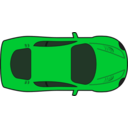 download Red Racing Car Top View clipart image with 135 hue color