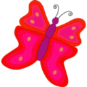 download Yellow And Orange Butterfly clipart image with 315 hue color