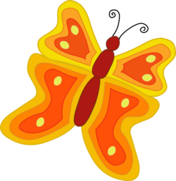 Yellow And Orange Butterfly