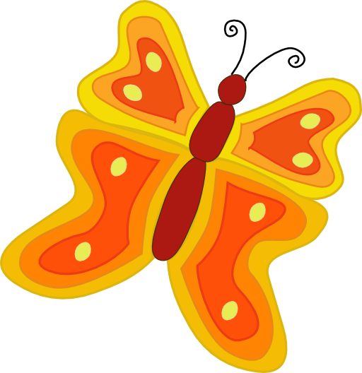 Yellow And Orange Butterfly
