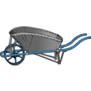 download Coal Barrow Color clipart image with 180 hue color
