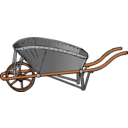 download Coal Barrow Color clipart image with 0 hue color