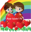 Happy Valentine Smiley Emoticon