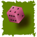 download Dice clipart image with 315 hue color
