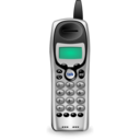 download Cordless Phone No Basestation clipart image with 90 hue color