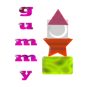 download Gummy clipart image with 315 hue color