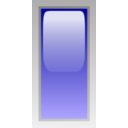 download Led Rectangular V Blue clipart image with 0 hue color