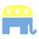 download Gop Elephant White Background clipart image with 90 hue color