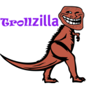 download Trollzilla clipart image with 270 hue color