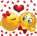 Lovers Kissing Smiley Emoticon