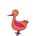 download Yellow Bird clipart image with 315 hue color