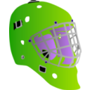 download Goalie Mask clipart image with 225 hue color
