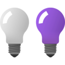 download Light Bulbs clipart image with 225 hue color
