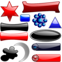 download Mixed Gloss Stuff clipart image with 0 hue color