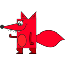 download Fox clipart image with 315 hue color