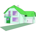 download House 4 clipart image with 90 hue color
