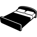 download Bed clipart image with 45 hue color