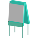 download An Easel clipart image with 135 hue color
