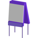download An Easel clipart image with 225 hue color