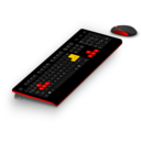 download Generic Gaming Keyboard Mouse clipart image with 0 hue color
