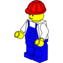 Lego Town Worker