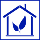 download Eco Green House Icon clipart image with 135 hue color