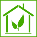 download Eco Green House Icon clipart image with 0 hue color