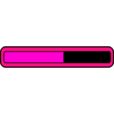 download Progress Bar clipart image with 315 hue color