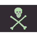 download Jolly Roger clipart image with 45 hue color