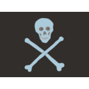 download Jolly Roger clipart image with 135 hue color