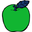 download Apple clipart image with 135 hue color