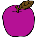 download Apple clipart image with 315 hue color