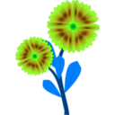 download Flowers clipart image with 90 hue color
