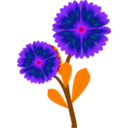 download Flowers clipart image with 270 hue color