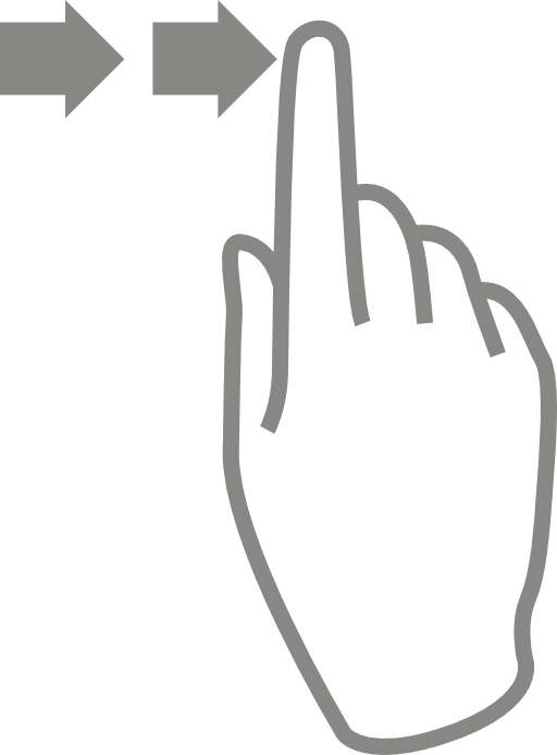 Multitouch Swipe
