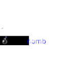 download Bomb clipart image with 180 hue color