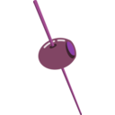 download Olive On A Toothpick clipart image with 270 hue color