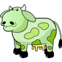 download Colour Cow 2 clipart image with 45 hue color