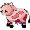 download Colour Cow 2 clipart image with 315 hue color