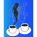 download Love Coffee clipart image with 180 hue color