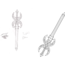 download Sword clipart image with 270 hue color