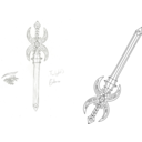 download Sword clipart image with 0 hue color