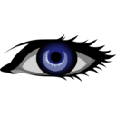 download Blue Eye clipart image with 45 hue color