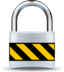 Secure Padlock Silver Light