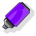 download Marker clipart image with 225 hue color