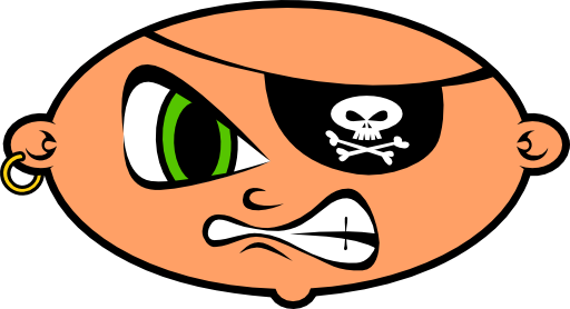 Mean Pirate Kid