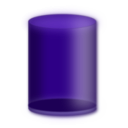 download Blue Cylinder clipart image with 45 hue color