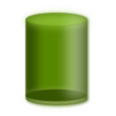 download Blue Cylinder clipart image with 225 hue color