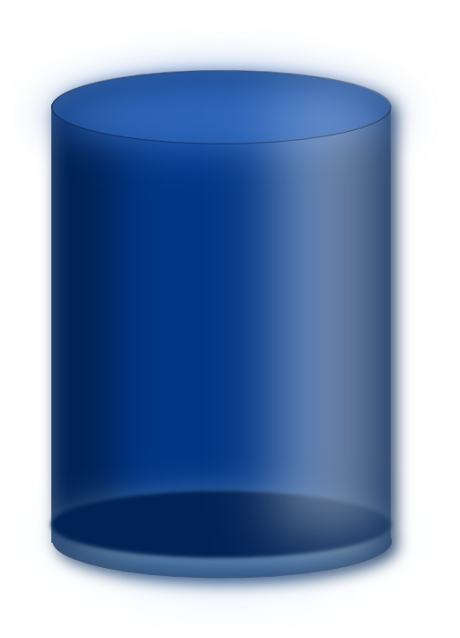 Blue Cylinder