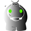 download Hippo clipart image with 135 hue color